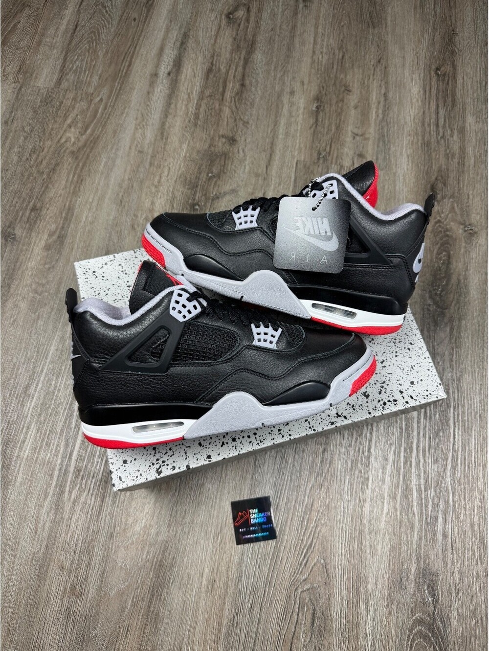 Size 7Y/8.5W - Air Jordan 4 Retro Bred Reimagined GS